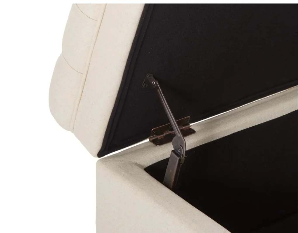 Барный стул с тканевой отделкой бежевый барный складной для макияжа