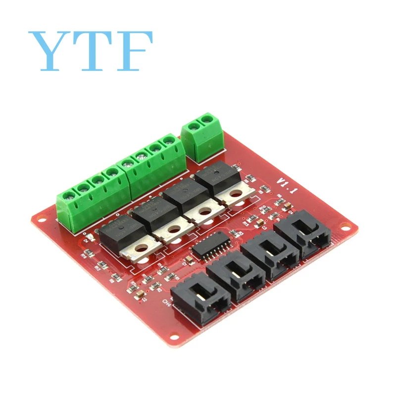 Четырехканальная 4-канальная Кнопка MOSFET IRF540 V4.0 + модуль переключателя для Arduino