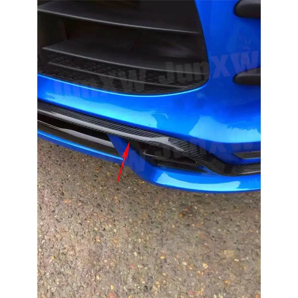 Передний бампер из углеродного волокна молдинг воздушного ножа накладка на