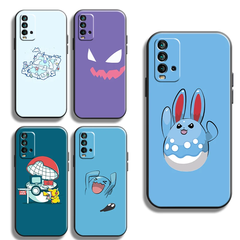 

Pokémon Bandai Anime Phone Cases For Xiaomi Redmi Note 10 10S 10 Pro POCO F3 GT X3 GT M3 Pro X3 NFC Unisex Funda Shell Soft