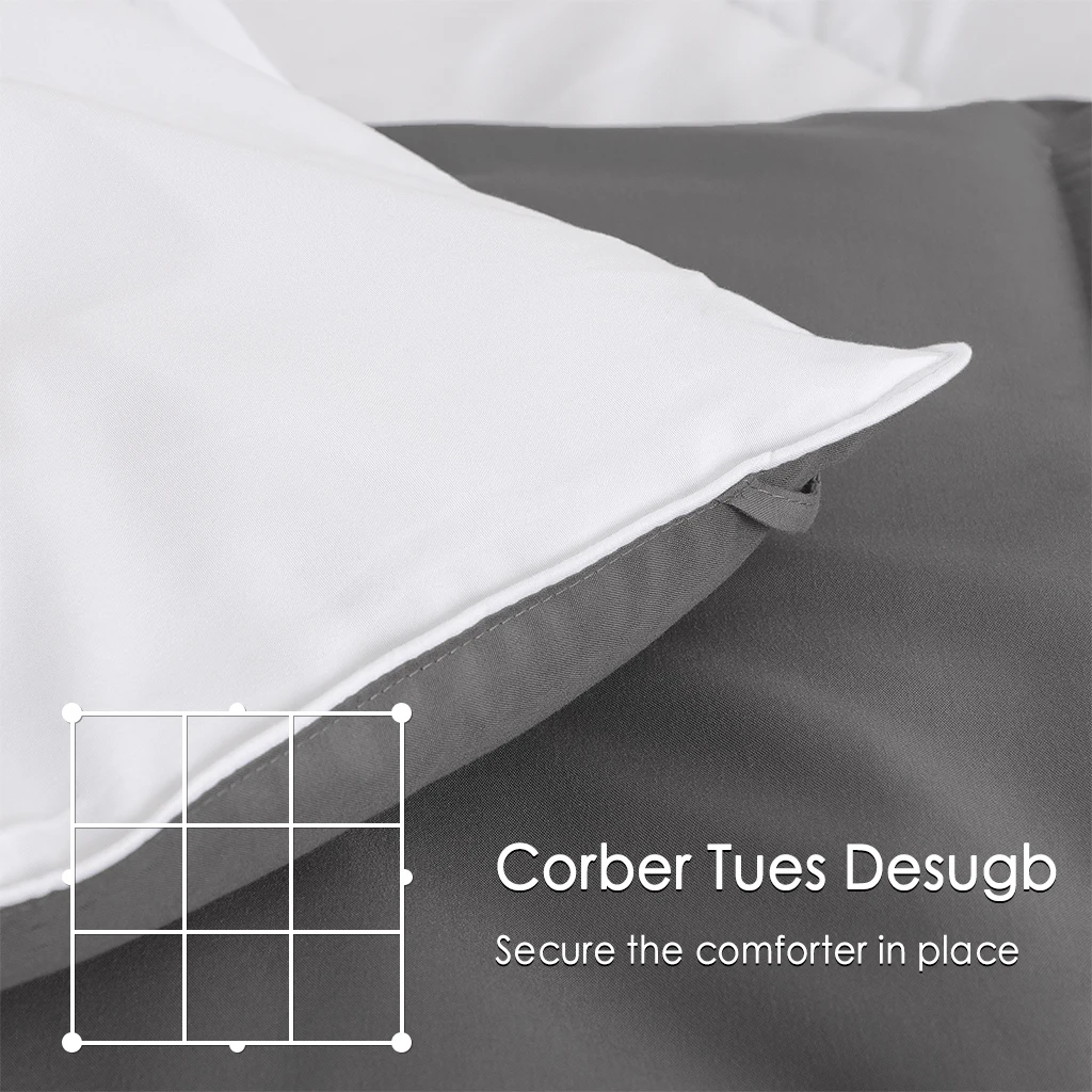 

Comforter 400 gram microfiber Nordic padding super warm fiber bed quilt single and double bed perfect for autumn-winter