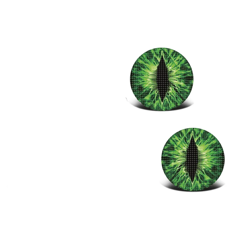 Наклейка на переднюю фару защитная наклейка с круглой головкой графика для глаз