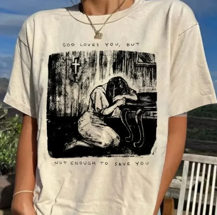 Ethell Кейн не достаточно чтобы сэкономить вас для мужской футболки GO502