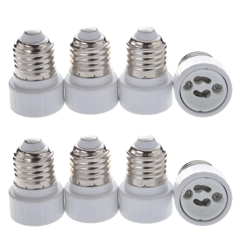 

8 X E27 To GU10 LED/CFL Lamp Welding-Free Adapter Converter,Special Offers Available