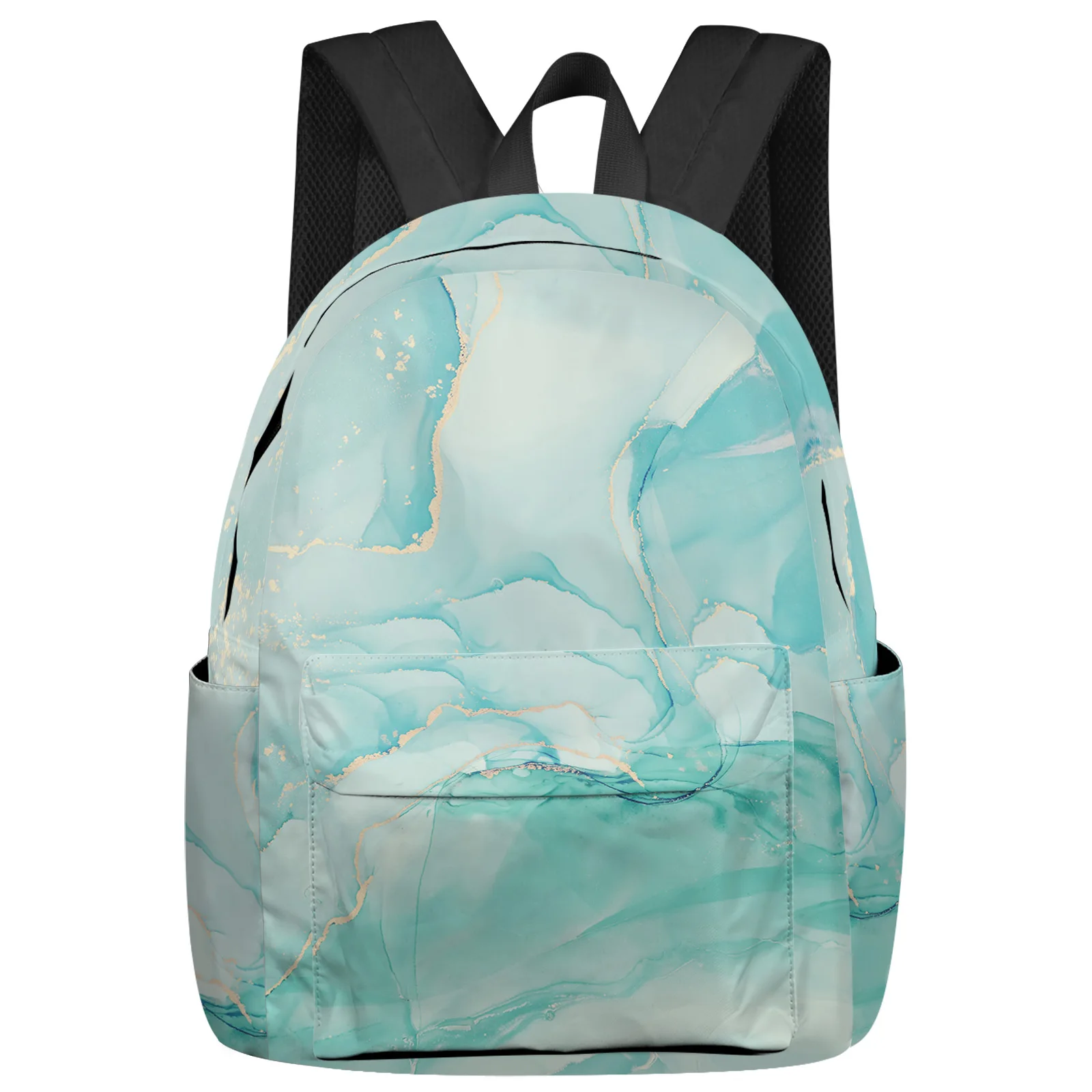

Мраморная текстура, градиентный акварюкзак, школьные ранцы для подростков, сумка для ноутбука, Женский Повседневный дорожный рюкзак