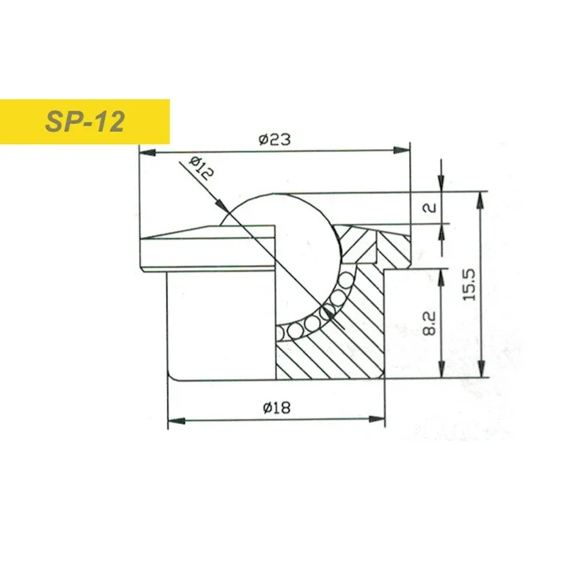 

прецизионный шариковый ролик из нержавеющей стали, металлический стальной поворотный шариковый ролик, конвейерный ролик, автомобильный робот, универсальные колеса с проушиной