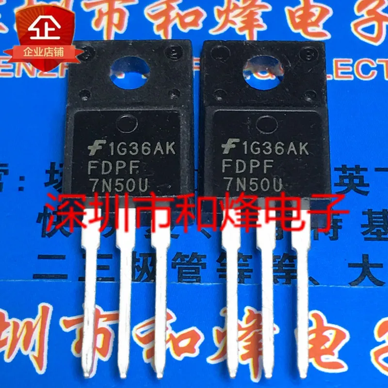 

5 шт.-10 шт. FDPF7N50U TO-220F 500 В 5A Новый и оригинальный в наличии