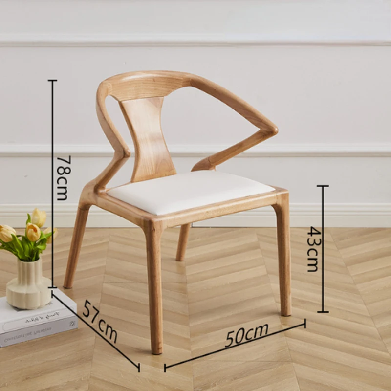 Дизайнерские деревянные обеденные стулья скандинавский салон пляжные для