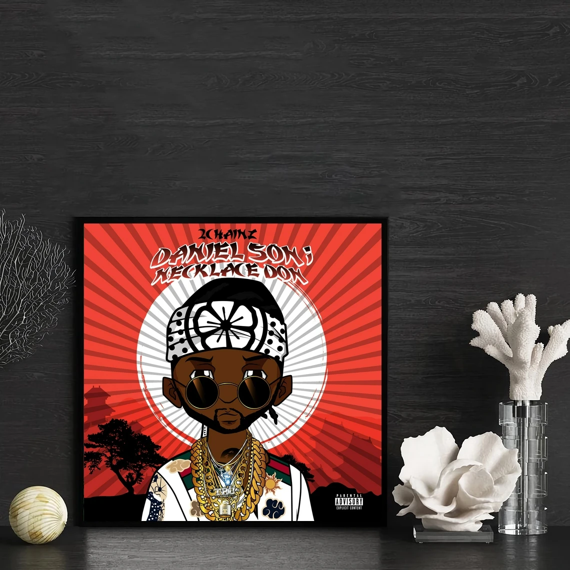 

2 Chainz Даниэль сон ожерелье Don Music альбом Обложка плакат HD Печатный холст искусство печать домашний декор настенная живопись (без рамки)