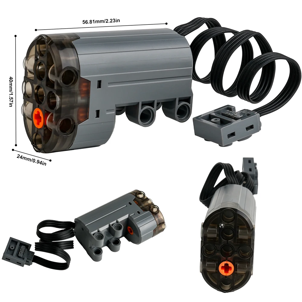 Фото 1/2/4 шт. Mould King Upgrade Servo Motor M-0005 Высокоскоростной сервомотор с технологией Power Functions 88004, детали для конструктора MOC №1