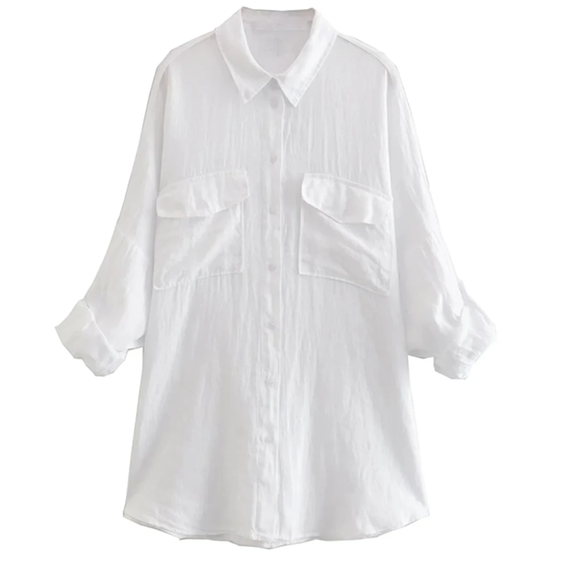 

Дженни и Дэйв 2022 в английском стиле покцеты бойфренд свободная модная простая льняная рубашка Чисто Белая Летняя Повседневная Блузка женск...