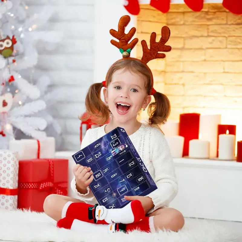 Новогодний календарь для девочек с обратным отсчетом на 24 дня xmax детей