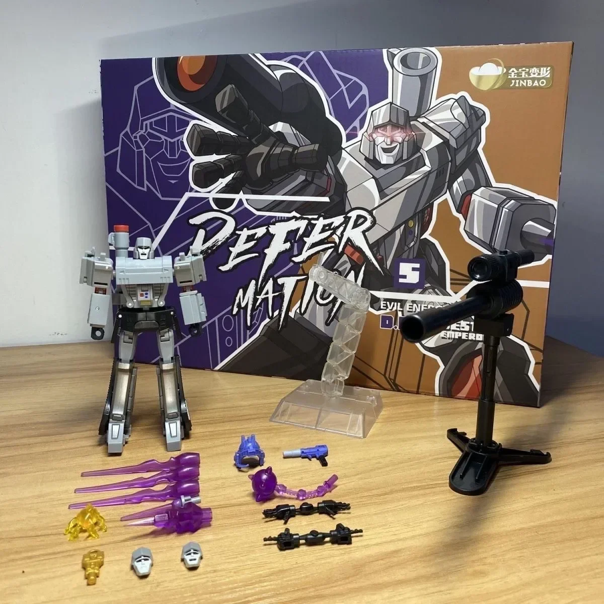 JINBAO в наличии трансформирующие игрушки маленькая шкала KO Мегатрон коллекция