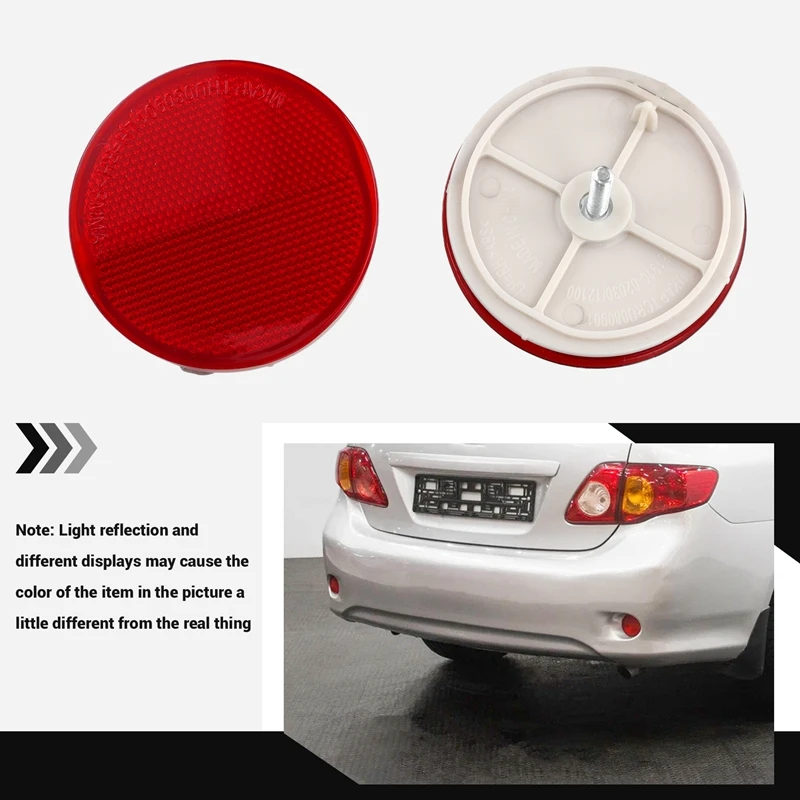 2 шт. отражатель заднего бампера фонари для Toyota Corolla Us 2008-2010 Sienna 2011-2014 81910-02030