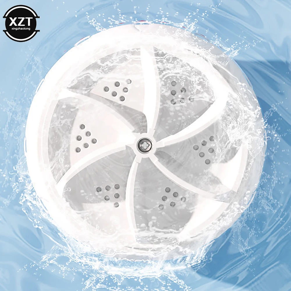 Портативная стиральная машина ультразвуковая турбо общежитие мини дорожная