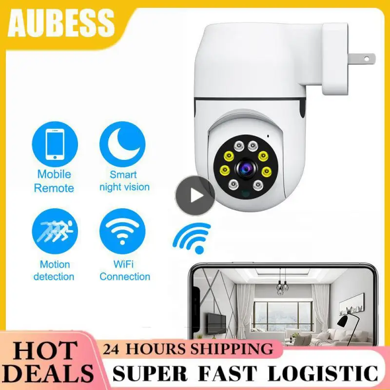 

Plug Monitoring Camera Ultra Clear V380pro Cctv Camera Noise Reduction Two-way Voice Intercom Wifi Smart Camera Smart Home