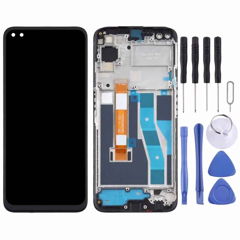 

for oppo realme 6 pro rmx2061 rmx2063 lcd screen + digitizer touch panel for realme 6 pro lcd frame 10 touch
