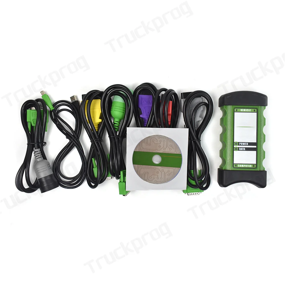 Диагностический сканер для тяжелых грузовиков, профессиональный комплект адаптеров Noregon JPr для + 2,0
