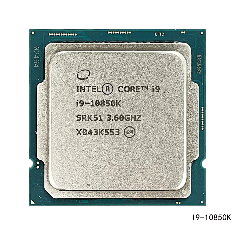 

Процесintel Core i9-10850K i9 10850K 3,6 ГГц, десятиный ный, 20-дюймовый ЦПУ, L3 = 20M 125W LGA 1200