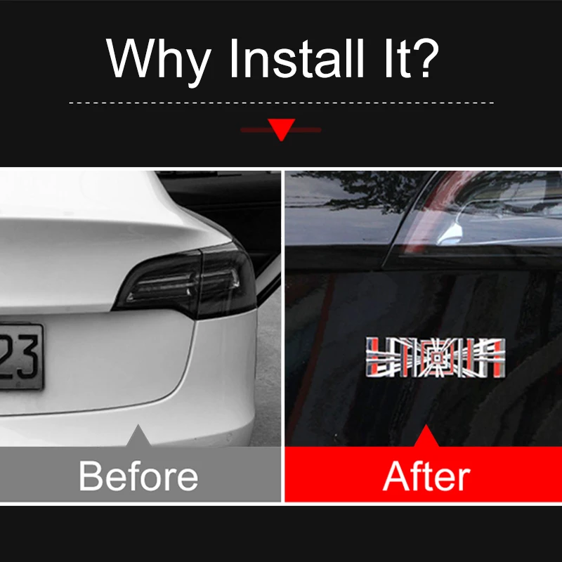 Для Tesla Model 3 S X Y 2017-2021 2022 2023 Автомобильная наклейка с 3D-металлическим гербом в клетку на заднюю крышку