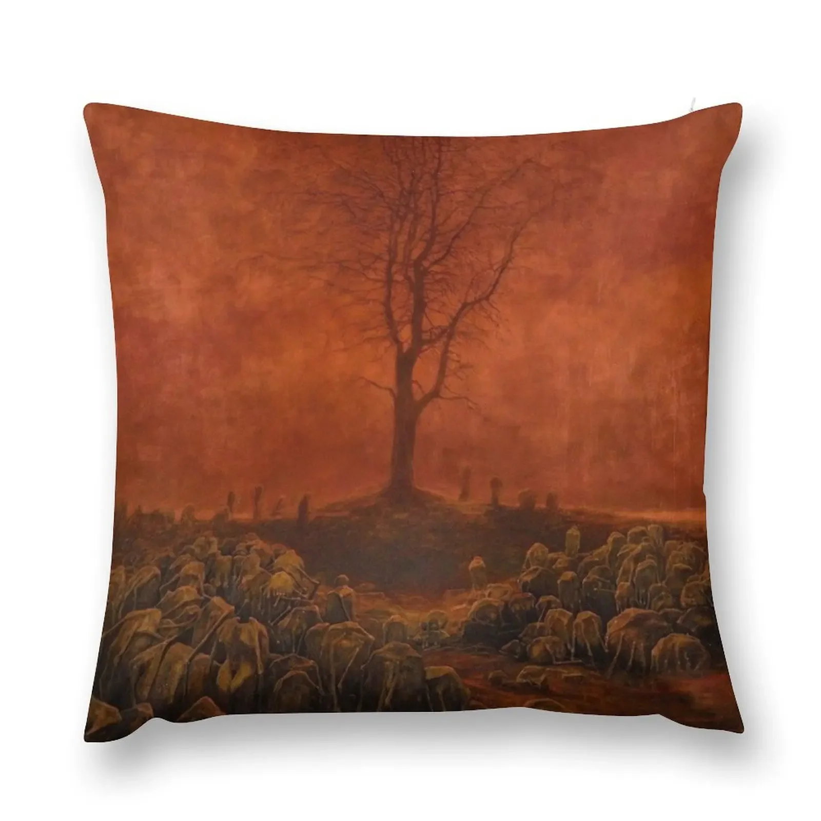 Подушка beksinski чехлы для диванных подушек рождественские украшения подушка 2025 г.