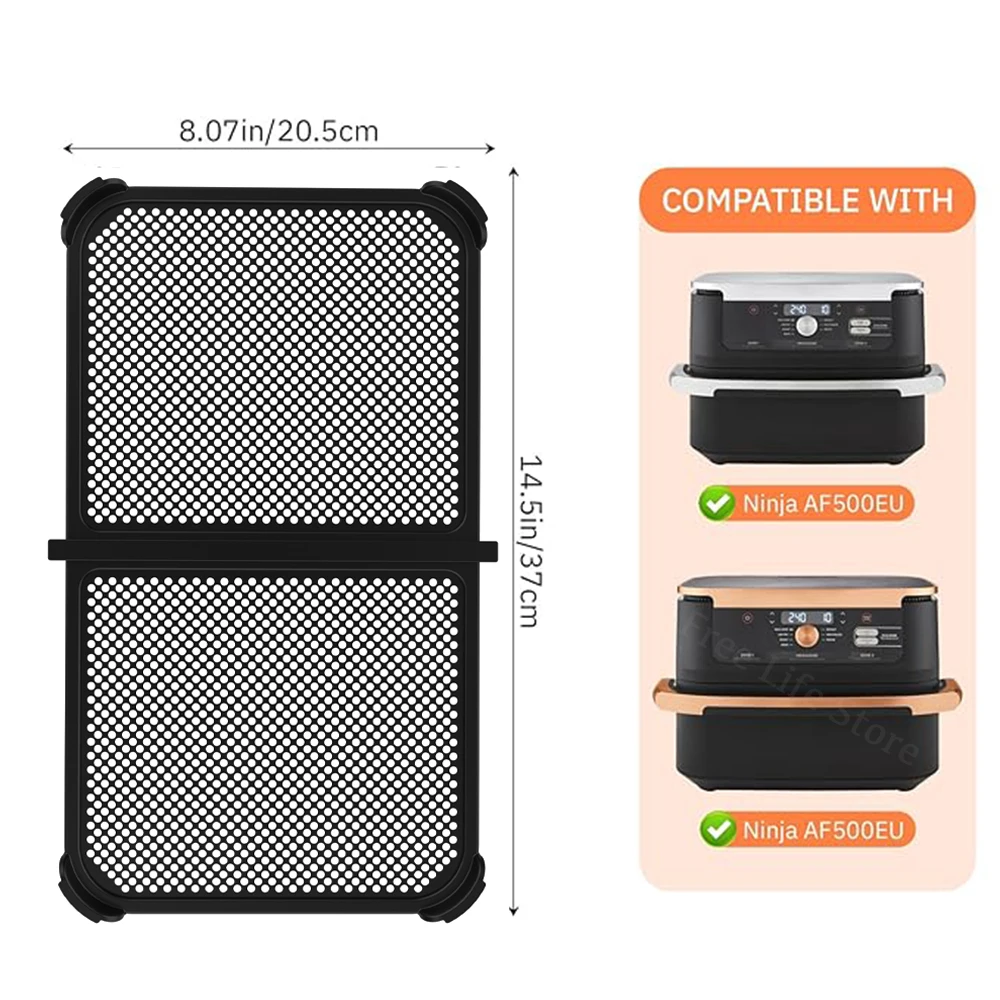 

Складная защита от брызг для Ninja AF500, многоразовая силиконовая защита для фритюрницы с горячим воздухом, эффективная защита от тепловой катушки, инструменты для выпечки