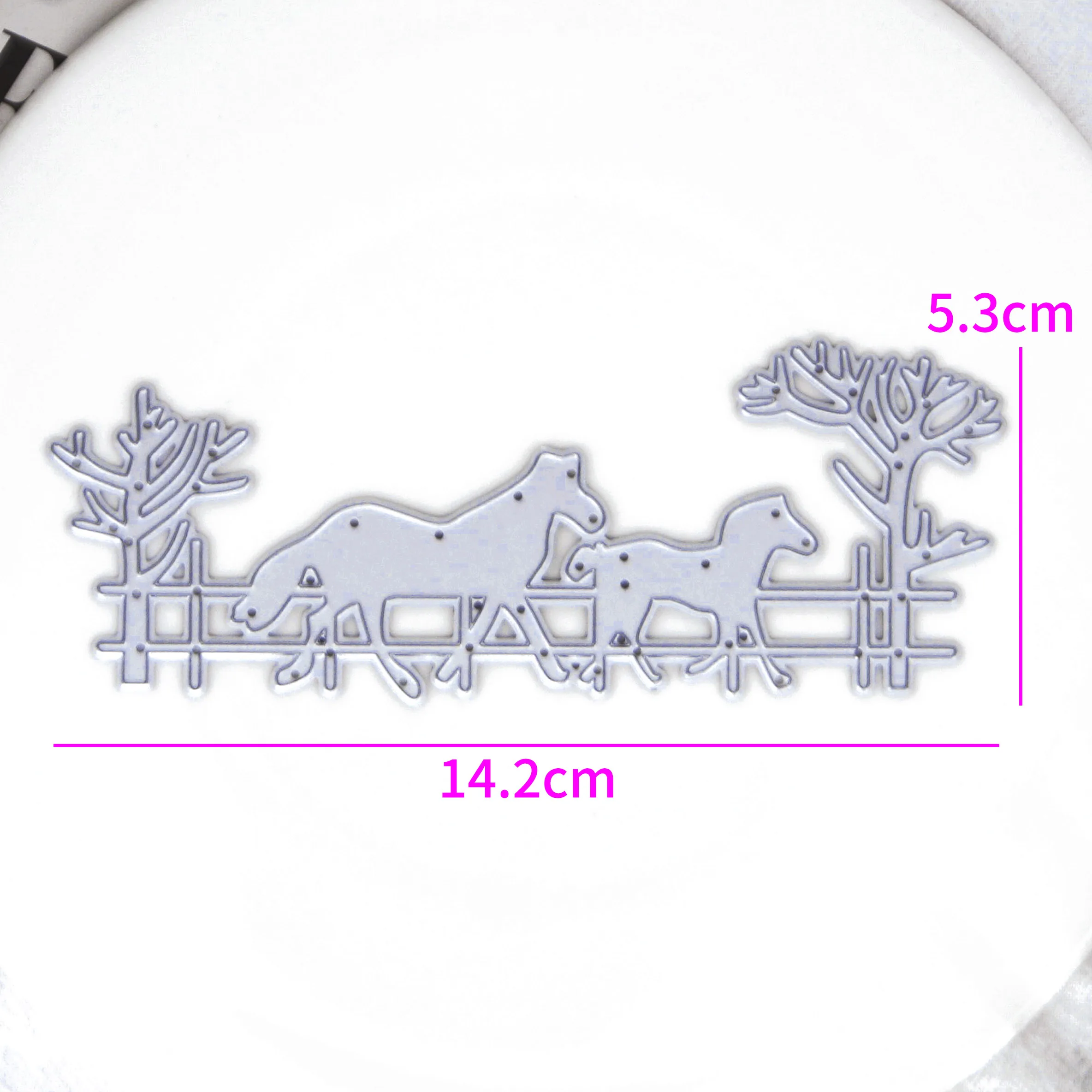 Металлические Вырубные штампы с изображением лошадей животных для сделай сам