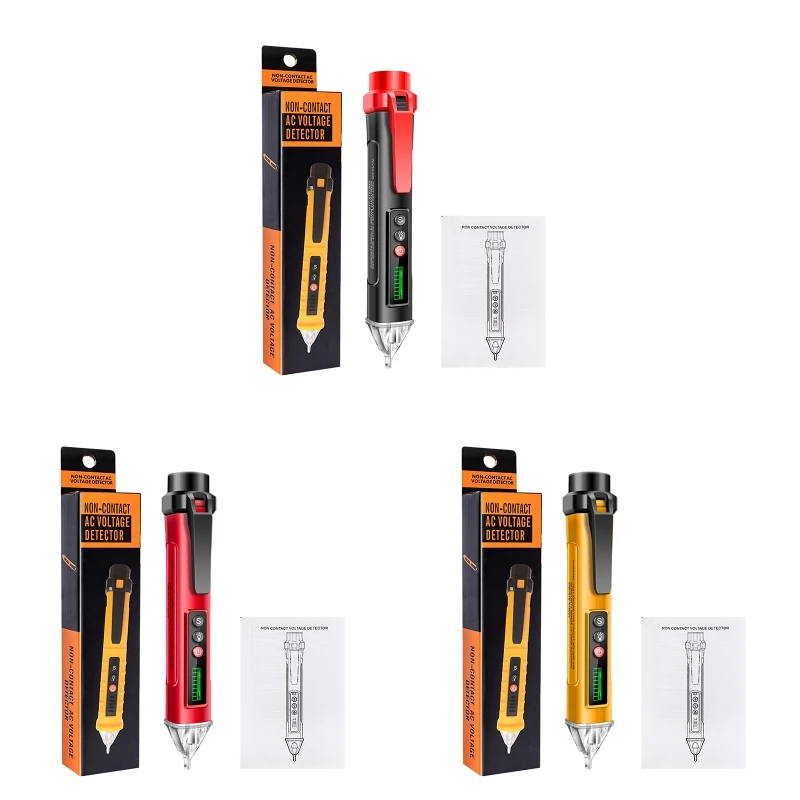 

High Sensitivity Voltage Tester Electrical Tester Non Contact Voltage Tester Electric Tester Pen 12-1000V LED Flashligh G99A