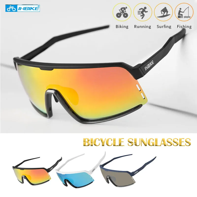 

INBIKE Bicycle Sunglasses Photochromic Bike Glasses Goggles Outdoor Sports Glasses for Cycling Men UV 400 MTB Road Bike Eyewear