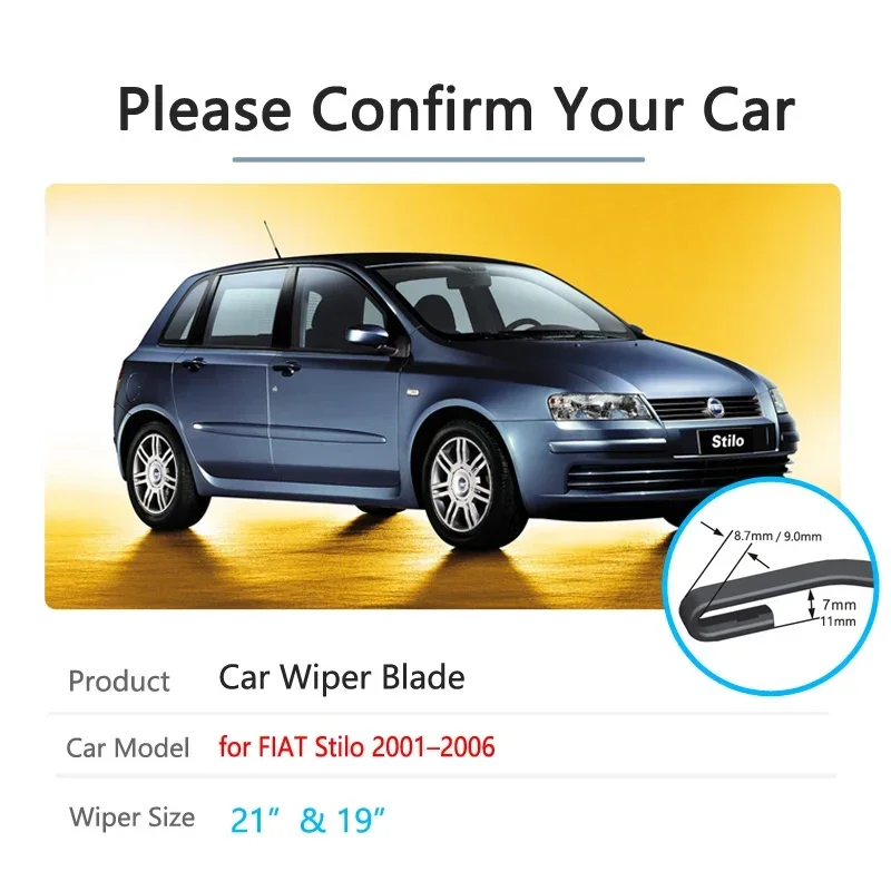 Стеклоочистители для переднего стекла автомобиля FIAT Stilo 2001 2002 2003 2004 2005 2006