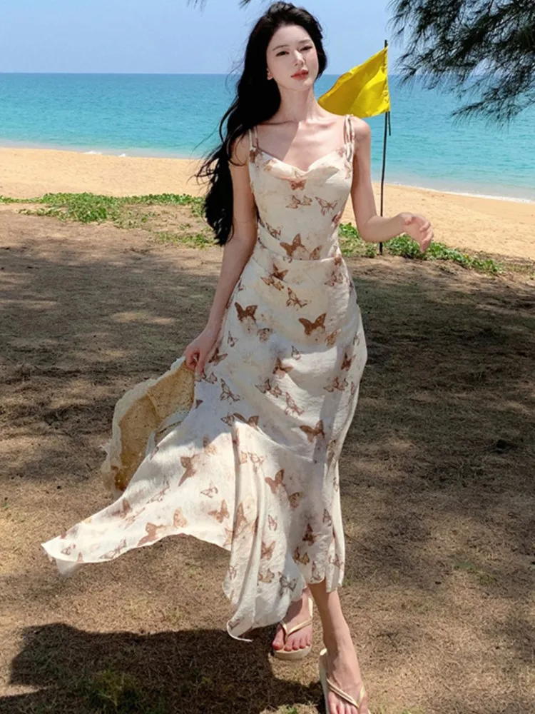 Элегантное вечернее длинное платье с принтом бабушки сексуальные платья миди на