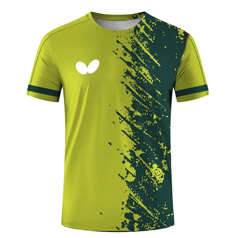 

Теннисная серия для бадминтона с 3D принтом Харадзюку, новая популярная мужская и женская спортивная удобная свободная футболка с коротким рукавом и круглым вырезом