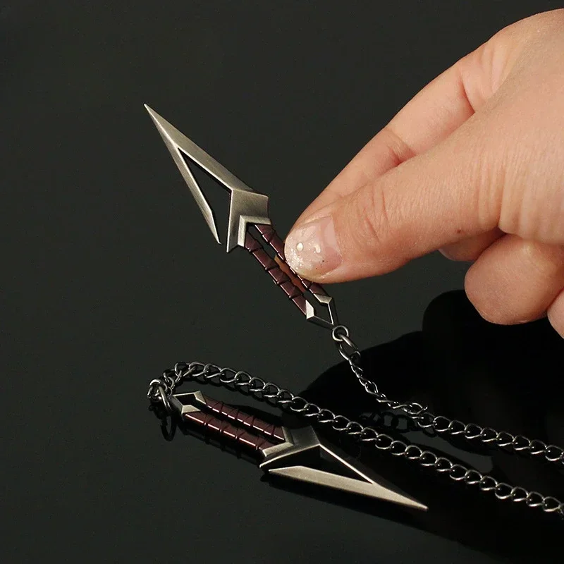 Модель оружия кунаи 7 см Kuronami No Yaiba Ninja Valorant металлическая игра аксессуары Самурай