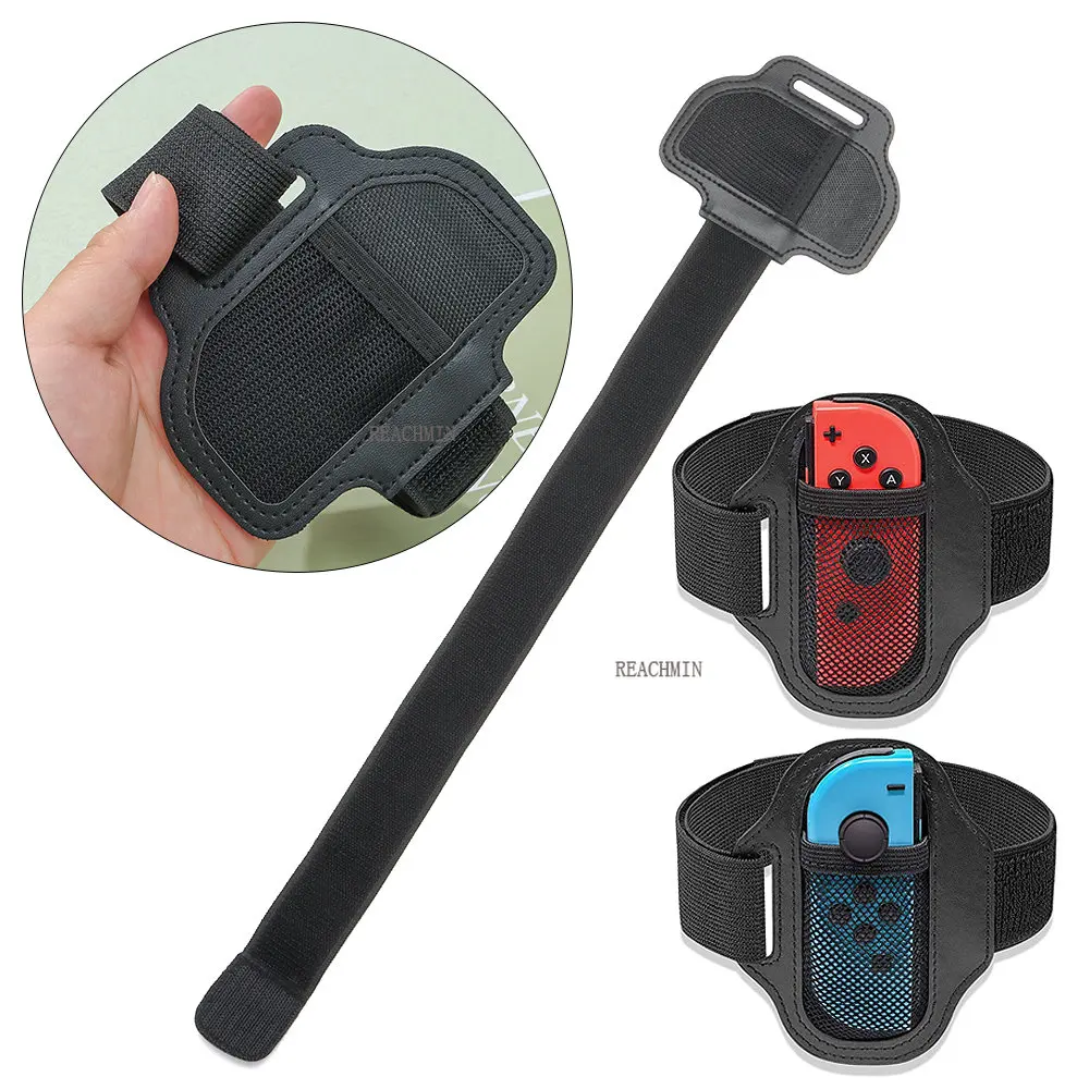 

2PCS Adjustable Leg Strap Game Handle Holder Elastic Band Sports Leg Strap Breathable Ring Tie Fit Adventure Accessories