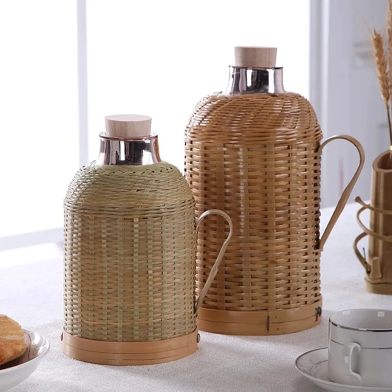 Kettle Wooden Glass Liner Decorative Kettle Winter Kitchen Hot Water Tool