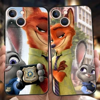 zootopia phone case cover for iphone 12 13 pro max xr xs x iphone 11 7 8 plus se 2020 13 mini silicone soft shell fundas coque