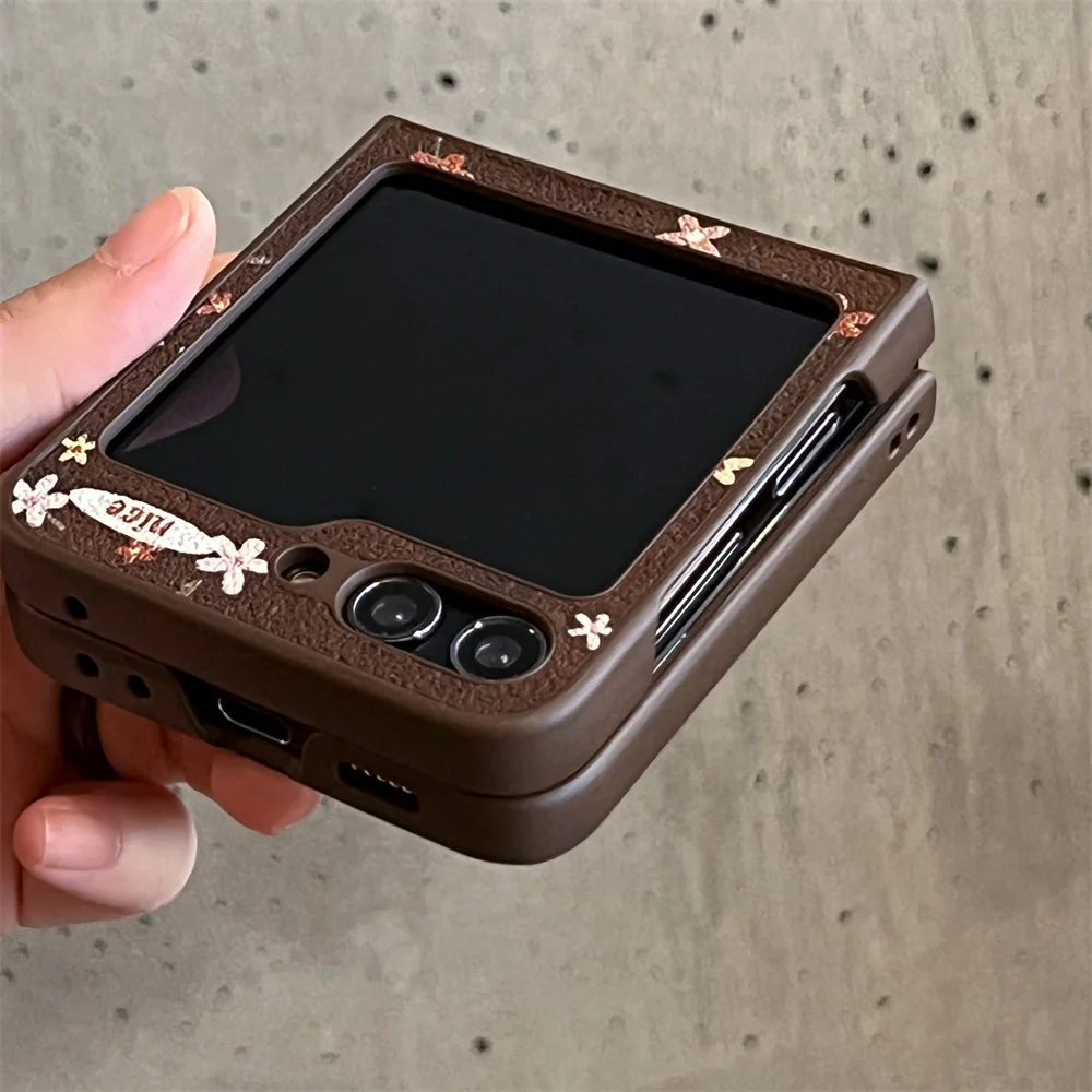 Роскошный чехол для телефона с жемчужным браслетом и цепочкой милыми цветами