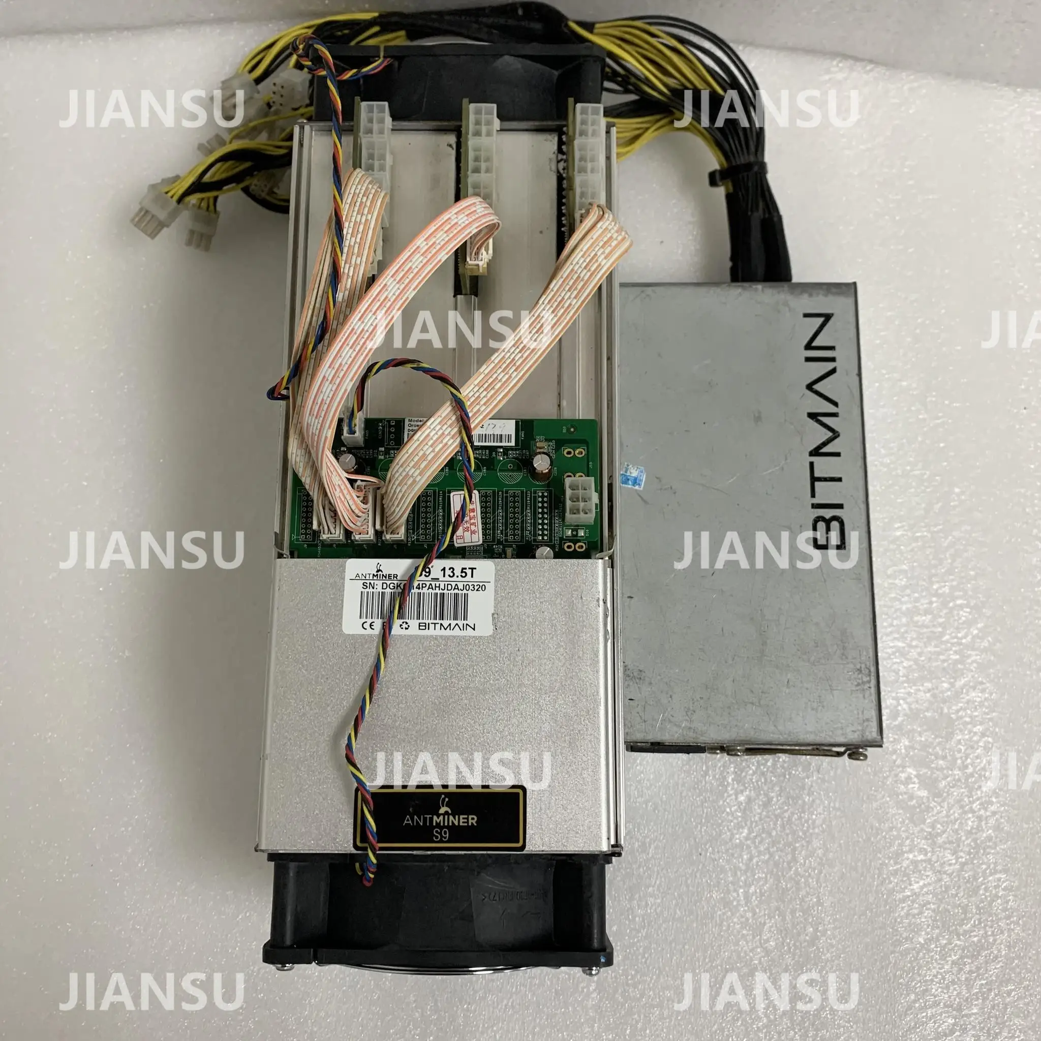 Старые 80 -- 90% Майнер BITMAIN antminer S9 13 5 T с блоком питания биткоинов Asic 14T 13T BCC btc pcc sha256 16nm