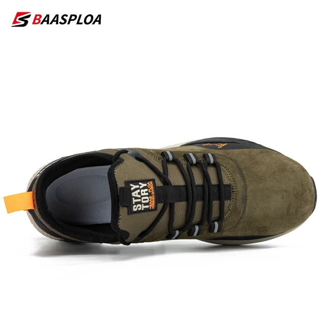 Baasploa 2022 New Men Walking Shoes Non-Slip Shock Lightweight Tennis Sneaker Waterproof Male Comfortable Casual Shoes 6