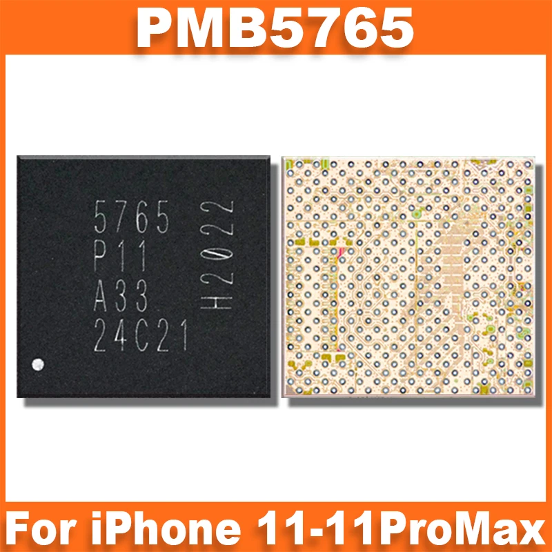 

10Pcs/Lot PMB5765 5765 IF IC XCVR_K BBPMU_RF BGA For iPhone 11 11Pro 11ProMax SE2 Baseband Power Management IC Chip Chipset
