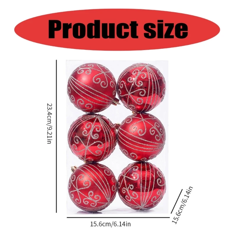 Рождественские тематические безделушки Красочные елочные подвески Праздничные