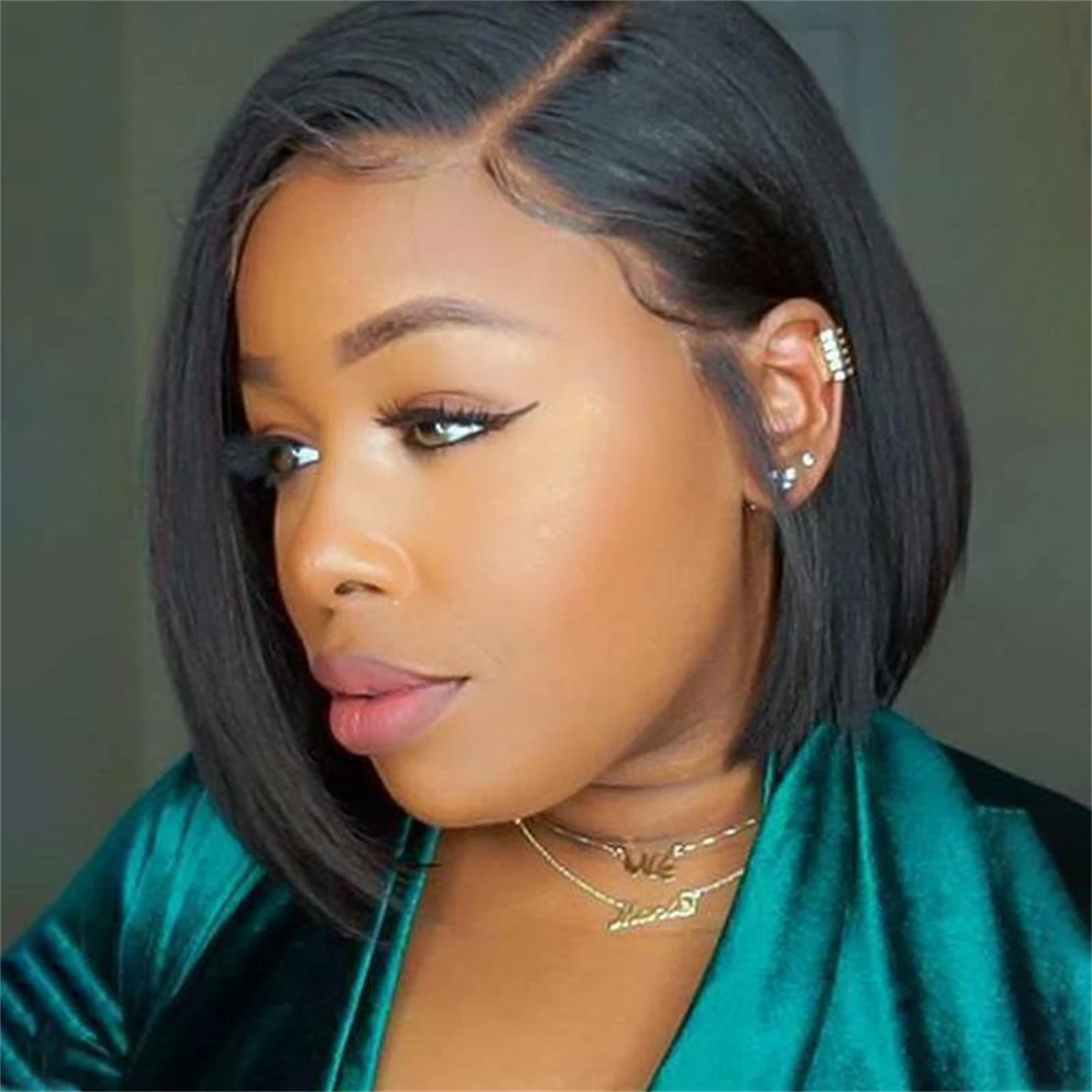 

1PC Short Straight Wigs Full Hair Wig For Women Ladies Party Natural Cosplay Wig