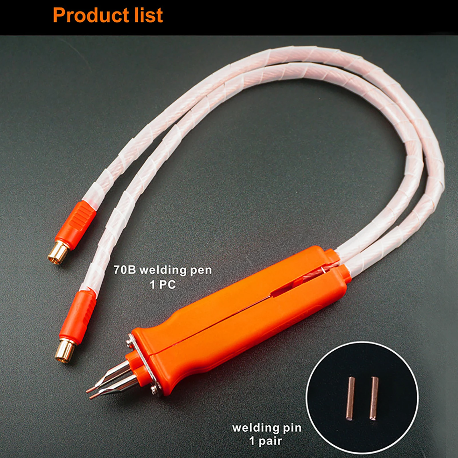 

HB-70B Spot Welding Pen Handle For 18650 Lithium Battery DIY Pulse Welding Pen Spot Welder Machine O/U type plug