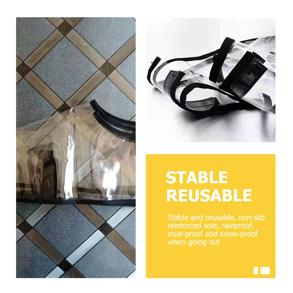 

Shatterproof Hair Shoe Covers Rain Waterproof Sleeve Durable Boots Outdoor Indoor Reusable Indoors
