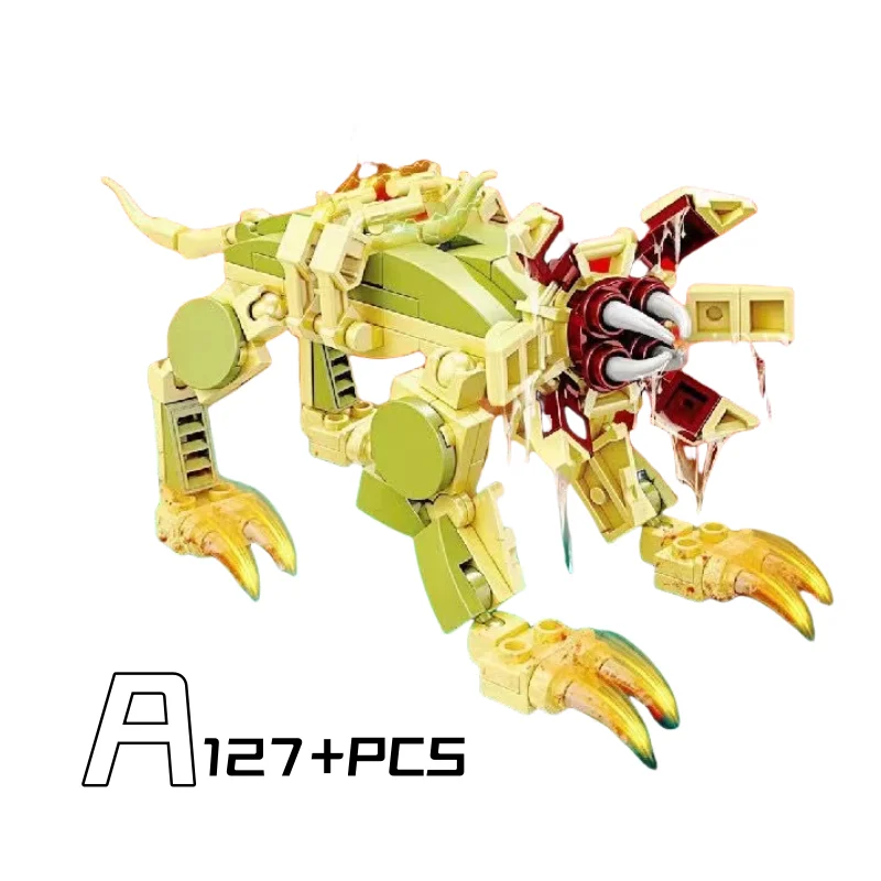 Креативные строительные блоки монстров пластиковые самоблокирующиеся кирпичи