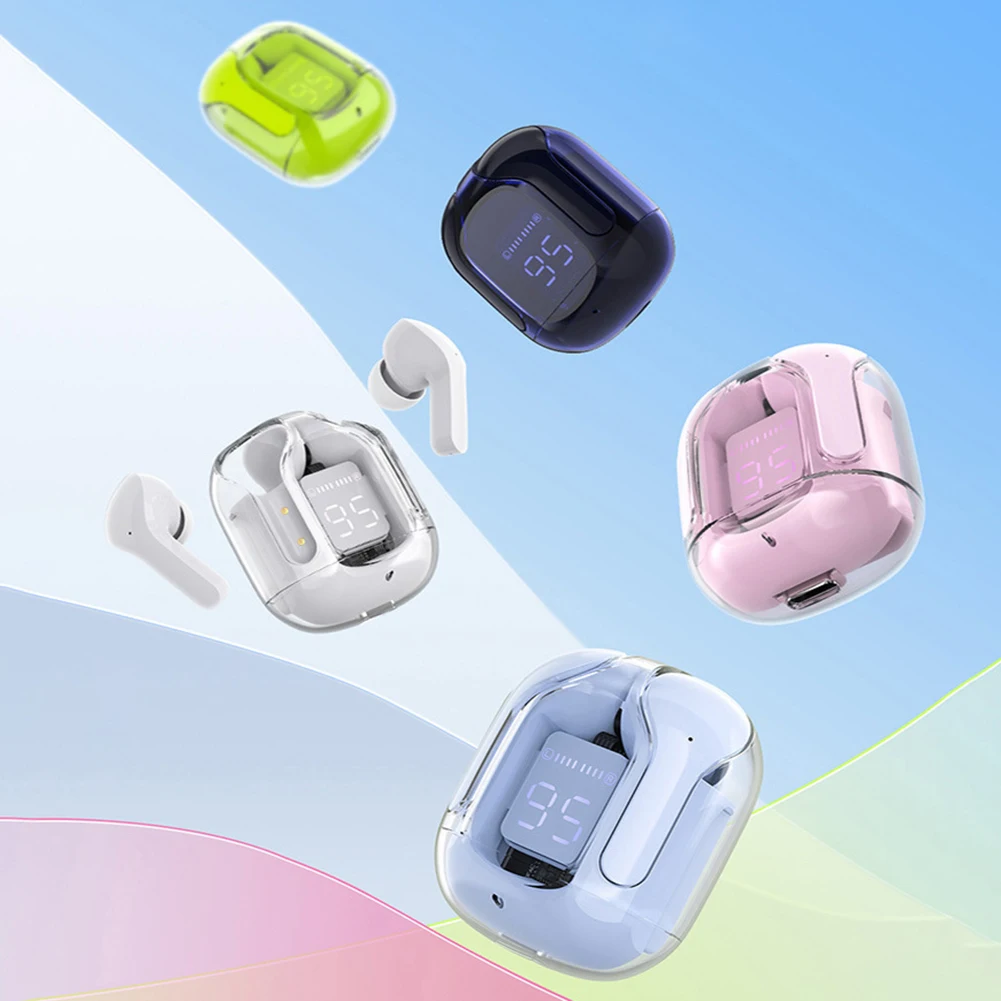 

CY-T2 TWS Mini Earbuds LED Power Digital Display Wireless Headset Stereo Sound Bluetooth-compatible 5.3 for Music Gaming Sports