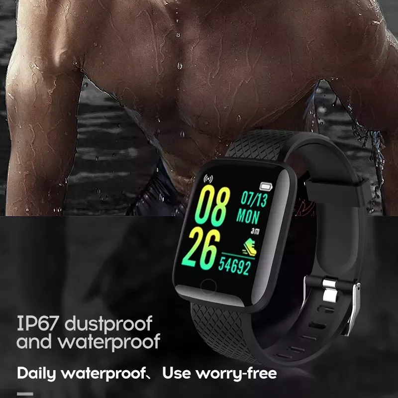 

Free Shipping Men Women Smart Watch Blood Pressure Waterproof Smartwatch Heart Rate Monitor Fitness Tracker Sport Watches Wristw
