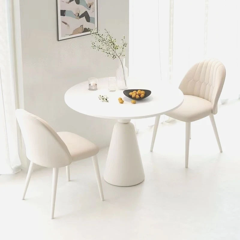 Круглый стол из керамики