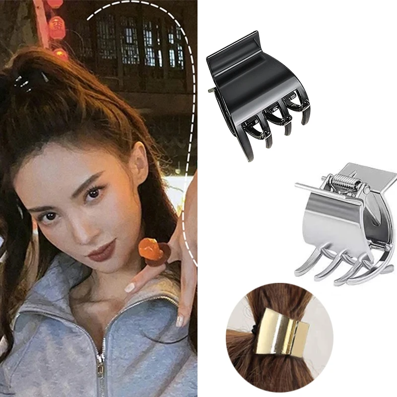 

Korean Metal Hair Claw Barrettes Elegant Hair Clip Women Girl Crabs Barrette Fashion Ornament Hair Accessories Gift