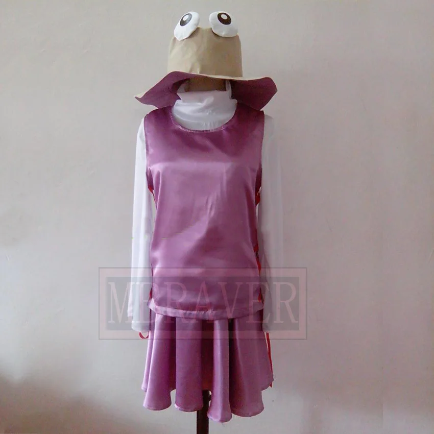 Фото Аниме Touhou Project Mountain of Faith Moriya Suwako Frog Косплей Костюм на заказ любой размер №1